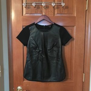 Ann Taylor leather top. Great for Vegas!